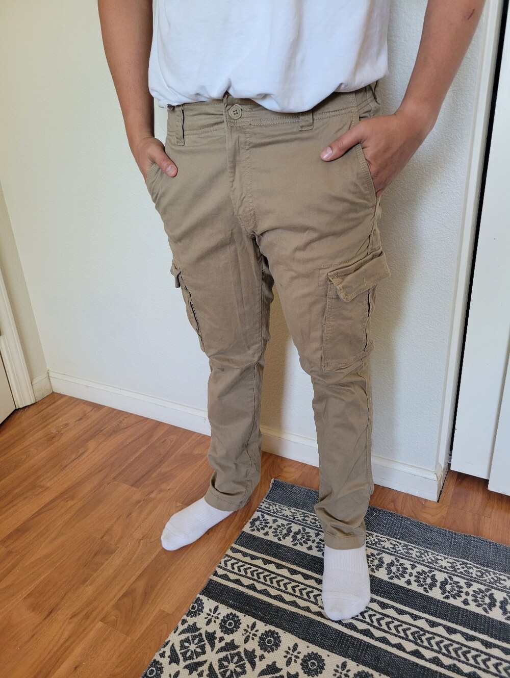 Goodfellow & Co Tan Cargo Pants - Utility Pockets Size 32x32
